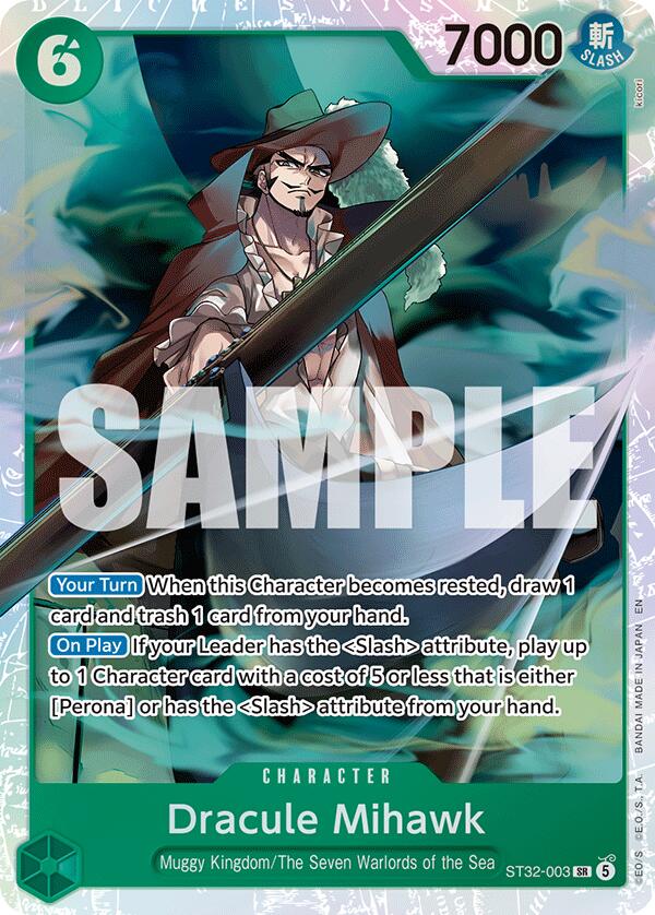 Dracule Mihawk [Starter Deck: GREEN Roronoa Zoro] | Gamers Paradise