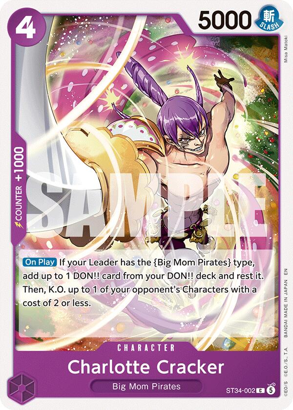 Charlotte Cracker [Starter Deck: PURPLE Charlotte Katakuri] | Gamers Paradise