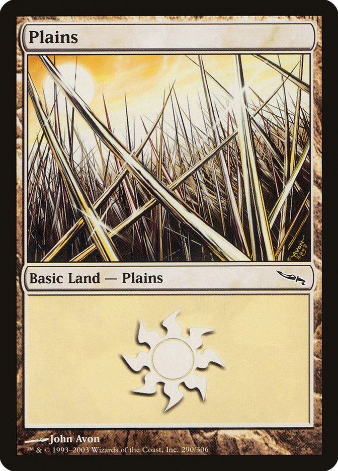 Plains (290) [Mirrodin] | Gamers Paradise