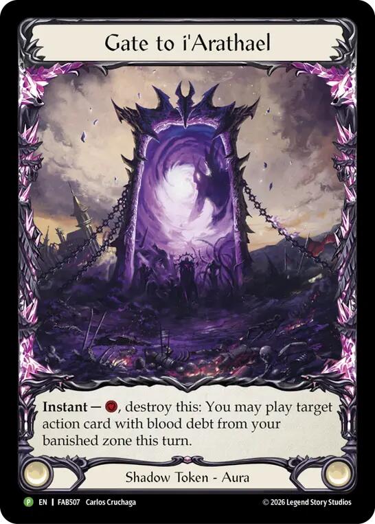 Gate to i'Arathael [FAB507] (Promo)  Rainbow Foil | Gamers Paradise