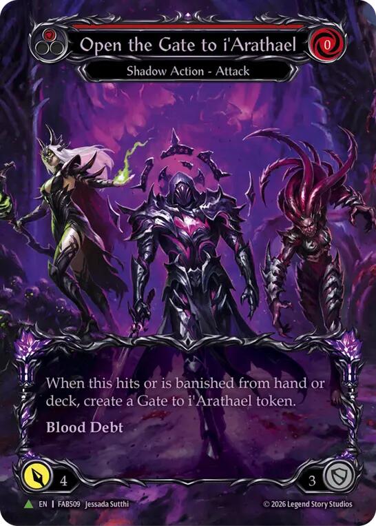 Open the Gate to i'Arathael (Red) (Marvel) [FAB509] (Promo)  Cold Foil | Gamers Paradise