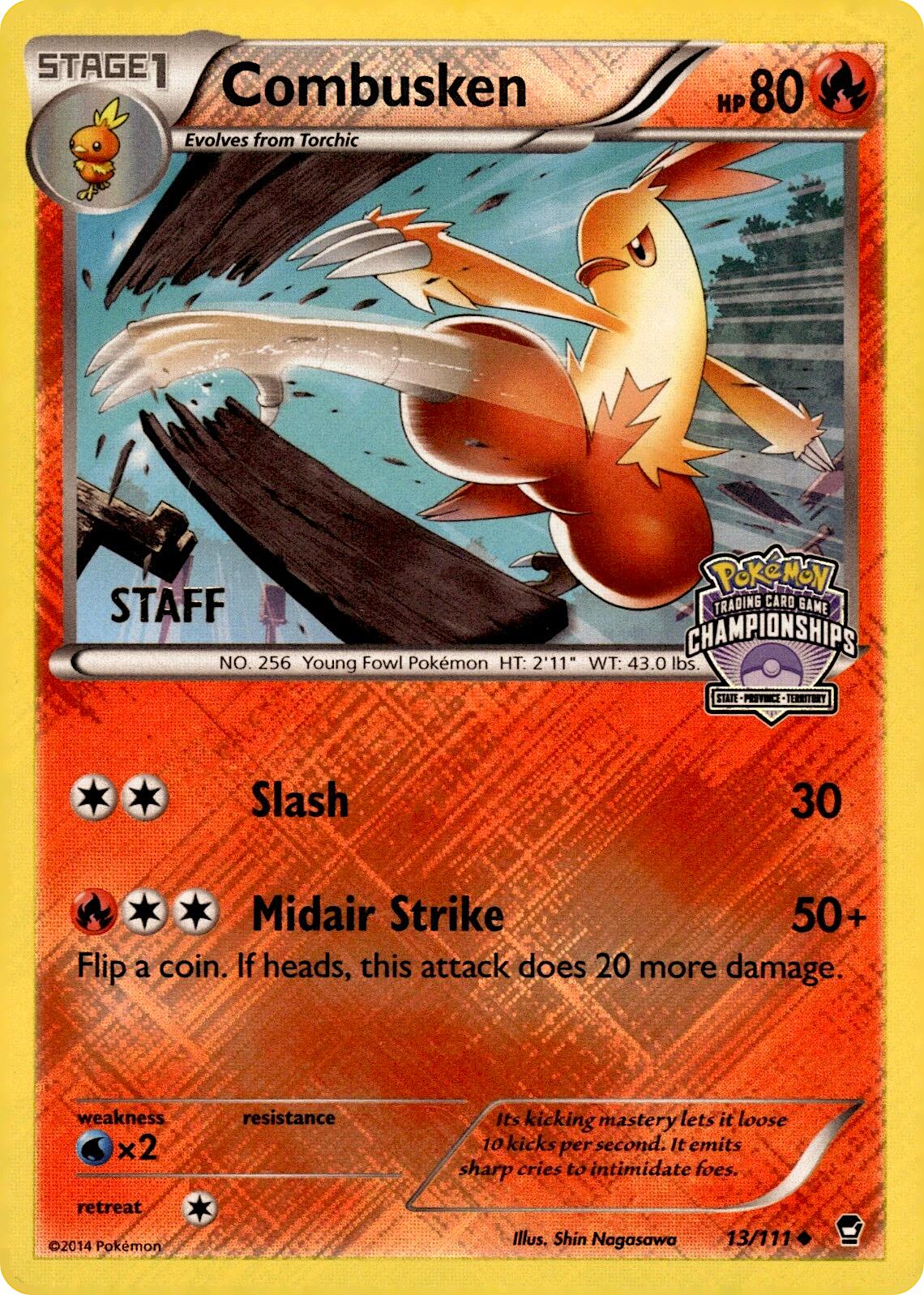Combusken (13/111) (State Championships) [Staff] [League & Championship Cards] | Gamers Paradise
