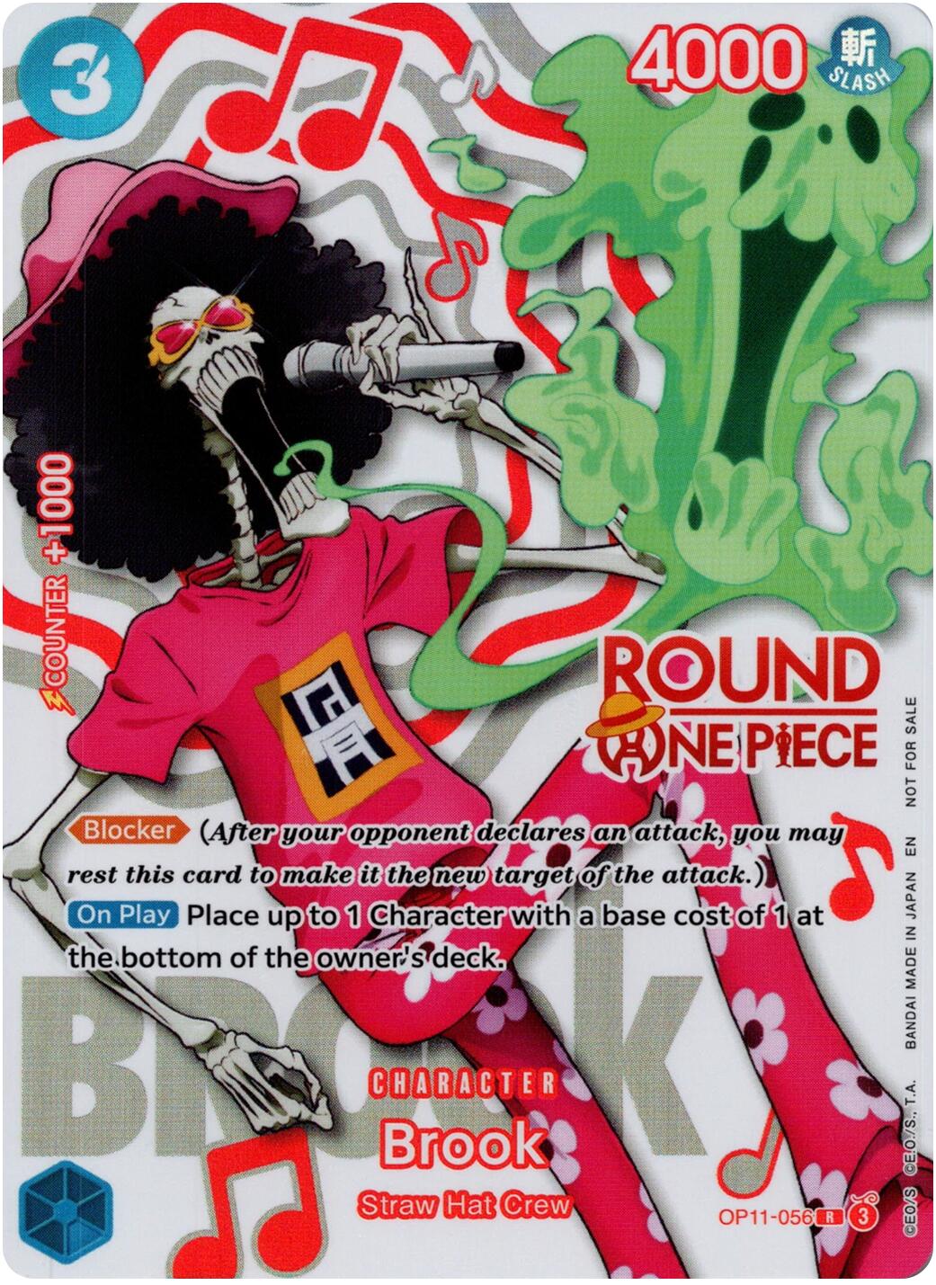 Brook (Round 1 Promo) [One Piece Promotion Cards] | Gamers Paradise