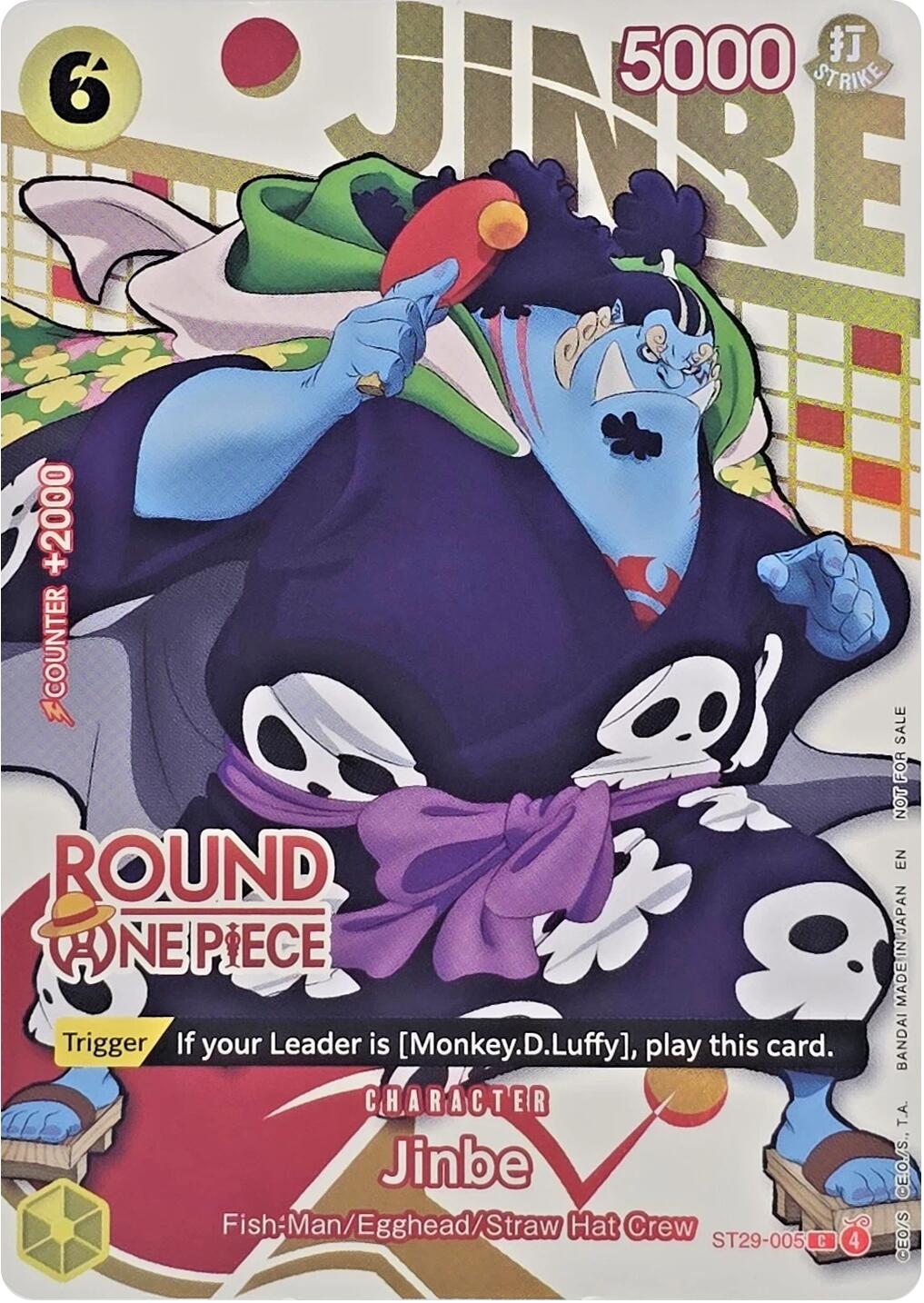 Jinbe (Round 1 Promo) [One Piece Promotion Cards] | Gamers Paradise