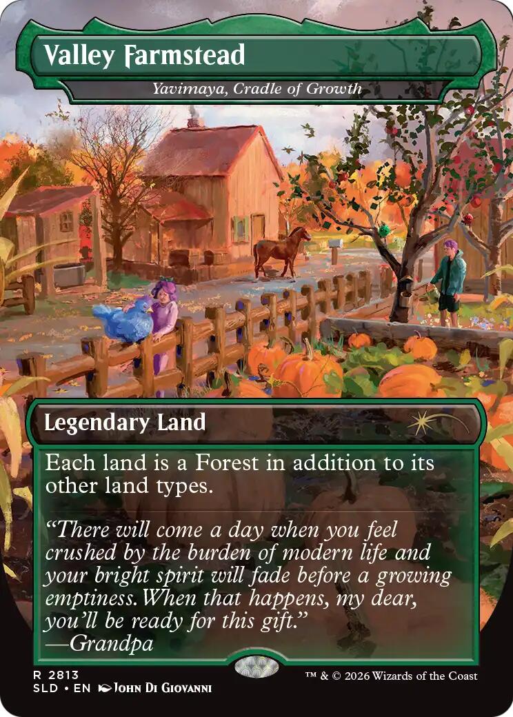 Valley Farmstead - Yavimaya, Cradle of Growth [Secret Lair Drop Series] | Gamers Paradise