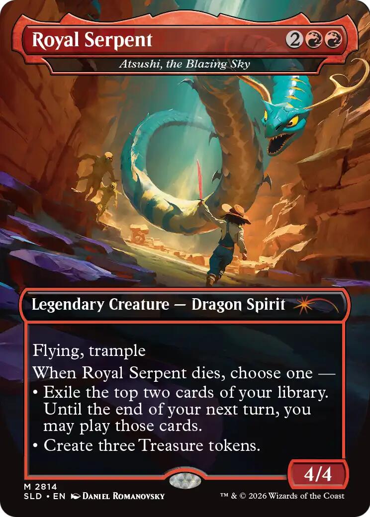 Royal Serpent - Atsushi, the Blazing Sky [Secret Lair Drop Series] | Gamers Paradise
