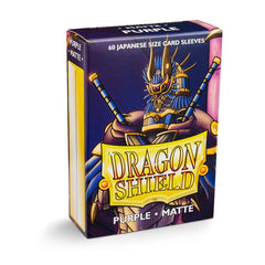 Dragon Shield: Japanese Size 60ct Sleeves - Purple (Matte) | Gamers Paradise