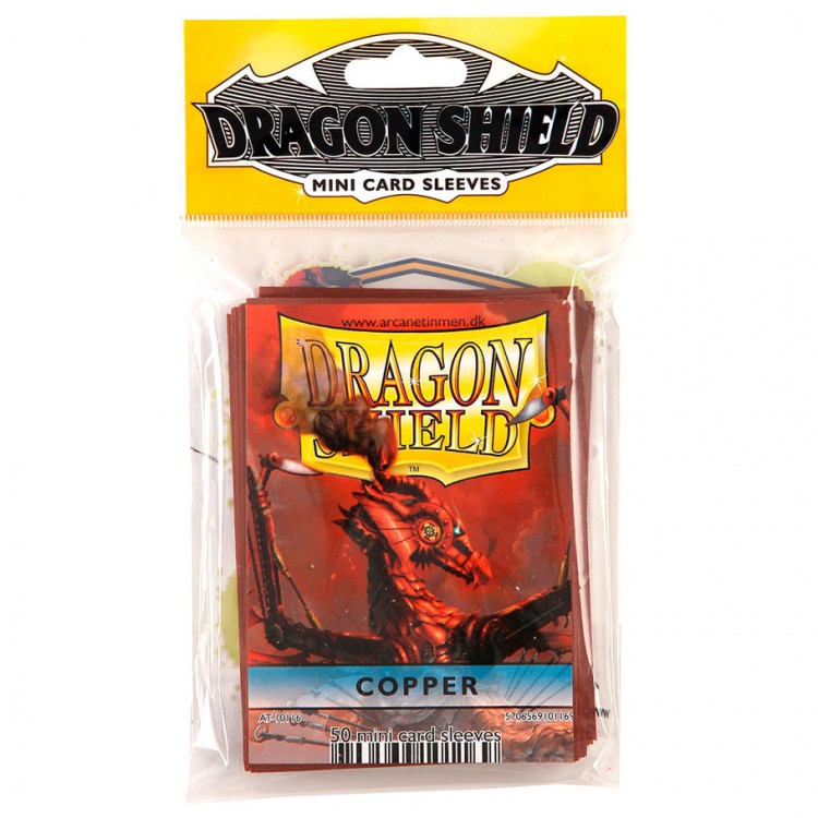 Dragon Shield: Japanese Size 50ct Sleeves - Copper (Classic) | Gamers Paradise