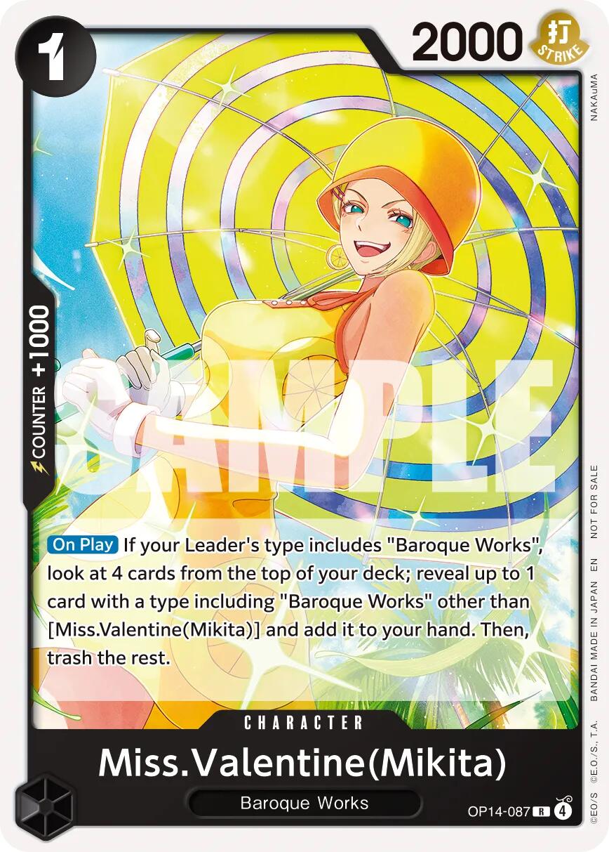 Miss.Valentine(Mikita) (Tournament Pack 2026 Vol. 3) [One Piece Promotion Cards] | Gamers Paradise