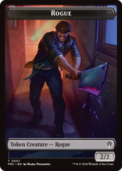 Insect // Rogue Double-Sided Token [Reality Fracture Commander Tokens] | Gamers Paradise