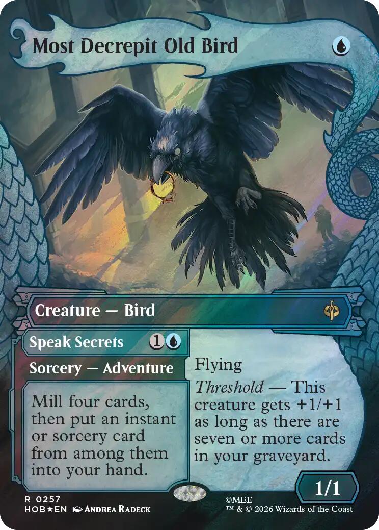 Most Decrepit Old Bird (Showcase) (Surge Foil) [The Hobbit] | Gamers Paradise