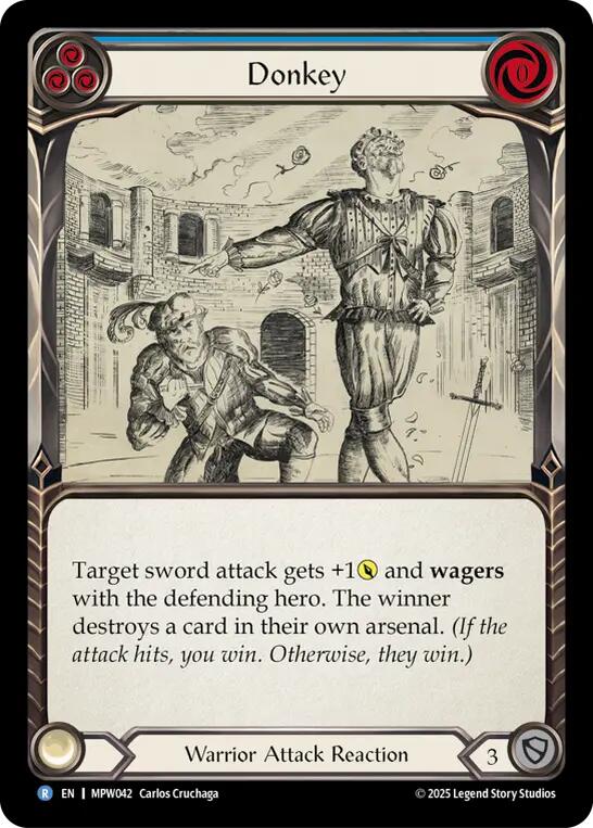 Donkey (Blue) [MPW042] (Mastery Pack Warrior)  Rainbow Foil | Gamers Paradise