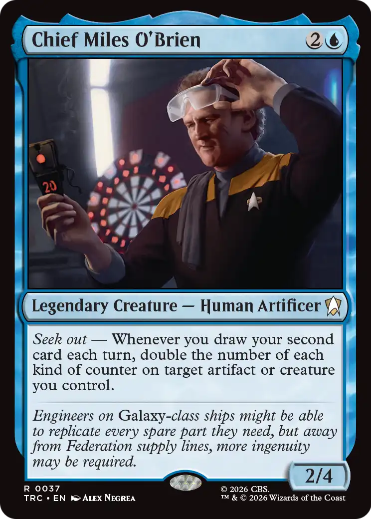 Chief Miles O'Brien (Surge Foil) [Star Trek Commander] | Gamers Paradise