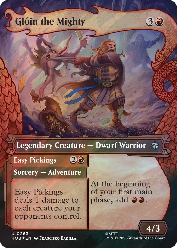 Gloin the Mighty (Showcase) (Surge Foil) [The Hobbit] | Gamers Paradise