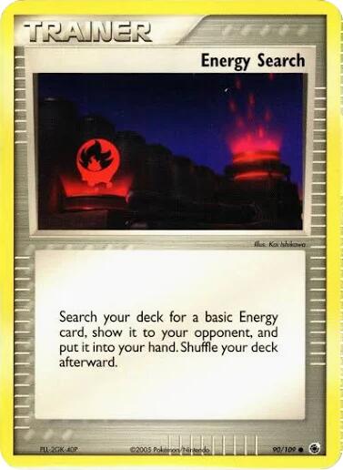 Energy Search (90) (Deck Exclusive) [EX: Ruby & Sapphire] | Gamers Paradise