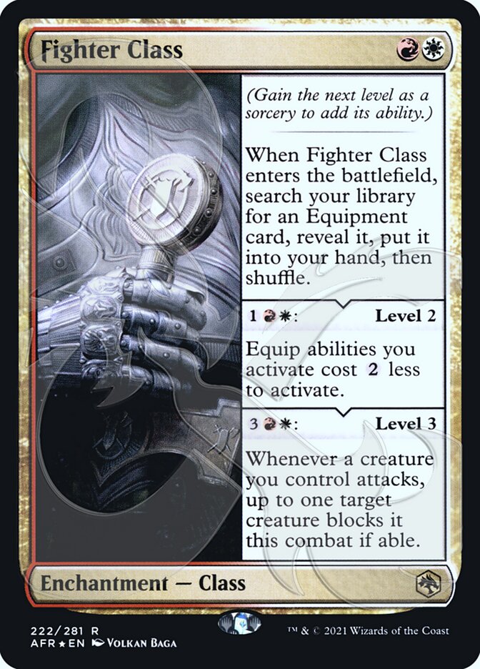 Fighter Class (Ampersand Promo) [Dungeons & Dragons: Adventures in the Forgotten Realms Promos] | Gamers Paradise