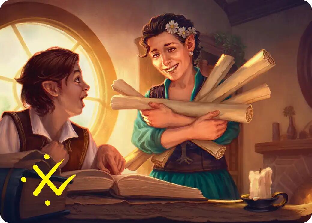 Belladonna Took Art Card (Gold-Stamped Signature) [The Hobbit Art Series] | Gamers Paradise