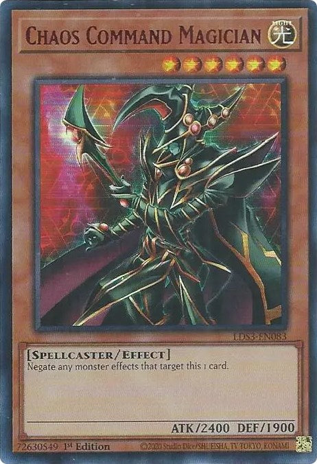 Chaos Command Magician (Red) [LDS3-EN083] Ultra Rare | Gamers Paradise