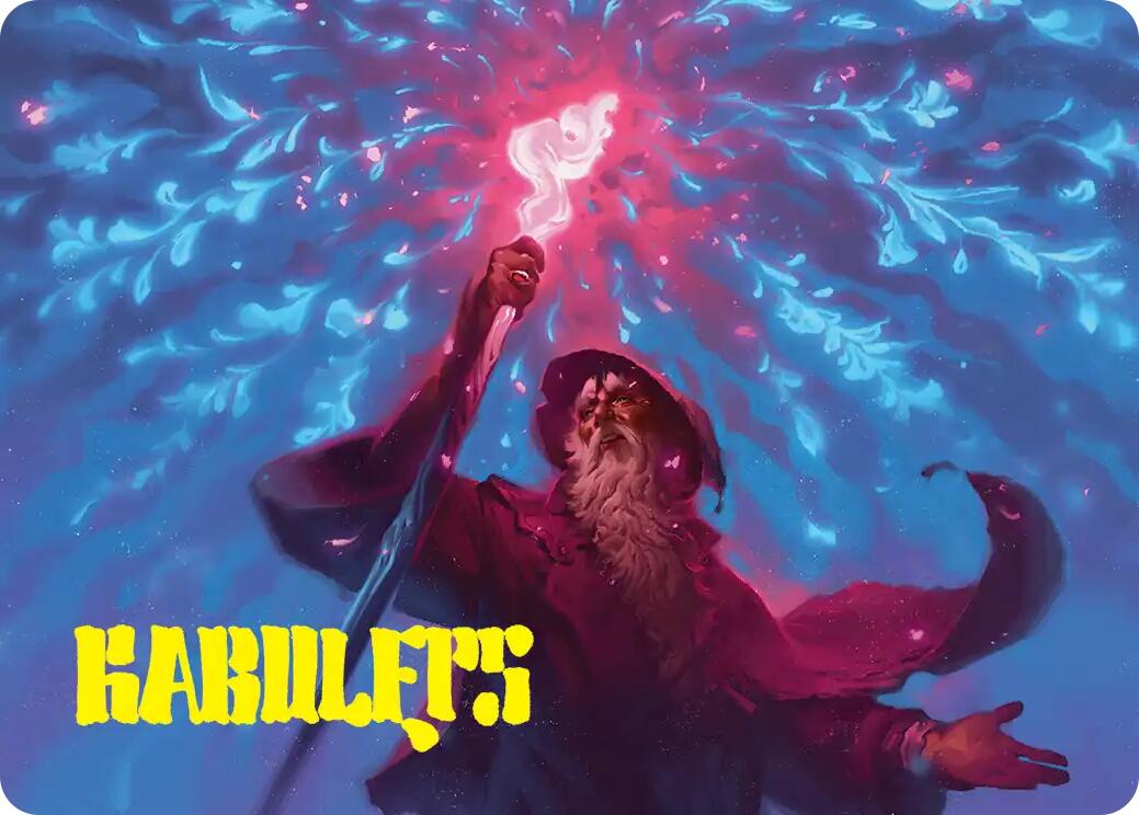 Wizard's Staff Art Card (Gold-Stamped Signature) [The Hobbit Art Series] | Gamers Paradise