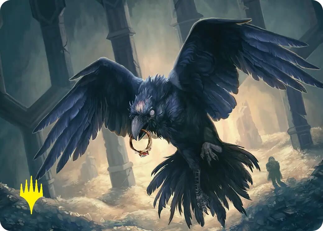 Most Decrepit Old Bird Art Card (Gold-Stamped) [The Hobbit Art Series] | Gamers Paradise
