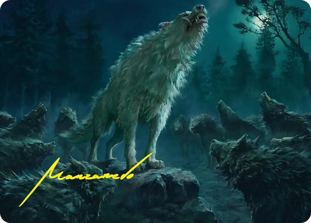 Reverent Howl Art Card (Gold-Stamped Signature) [The Hobbit Art Series] | Gamers Paradise