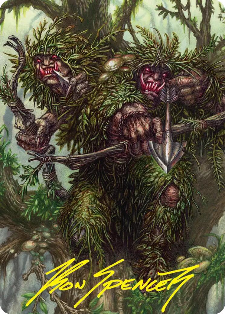 Orcish Bowmasters Art Card (Gold-Stamped Signature) [The Hobbit Art Series] | Gamers Paradise