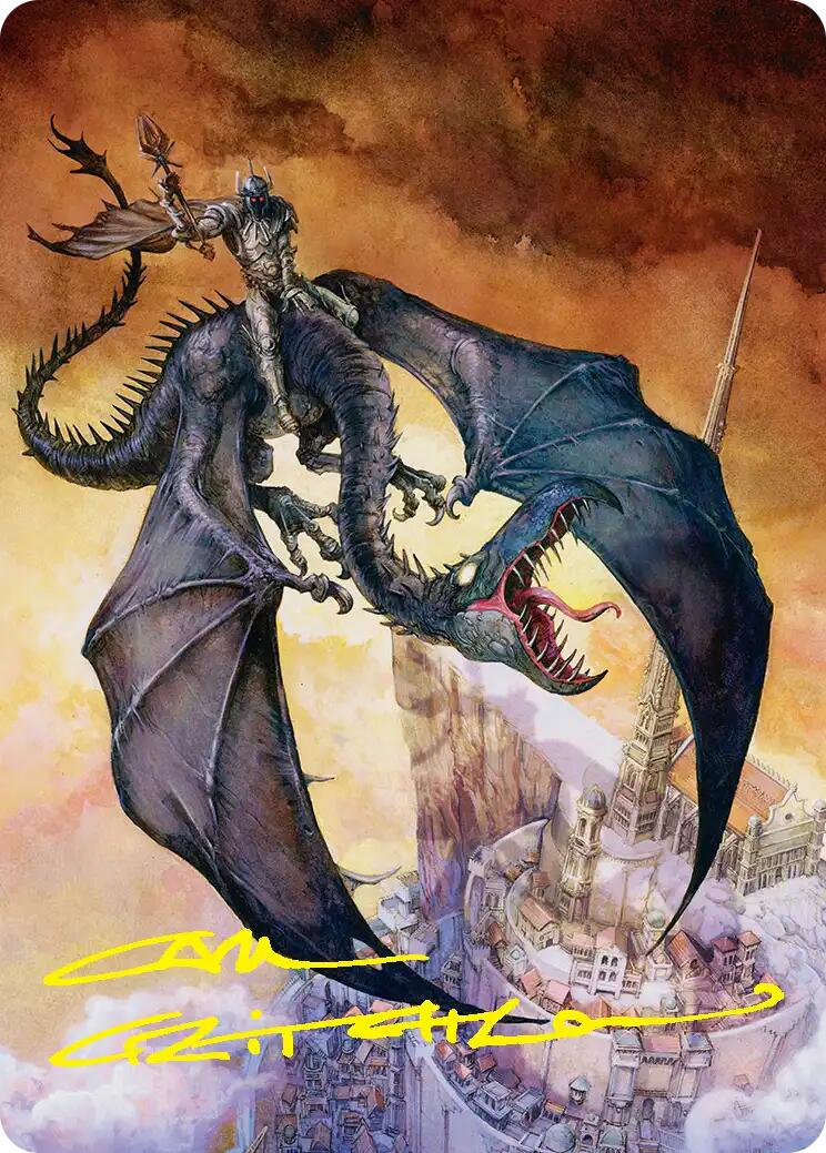 Witch-king, Bringer of Ruin Art Card (Gold-Stamped Signature) [The Hobbit Art Series] | Gamers Paradise