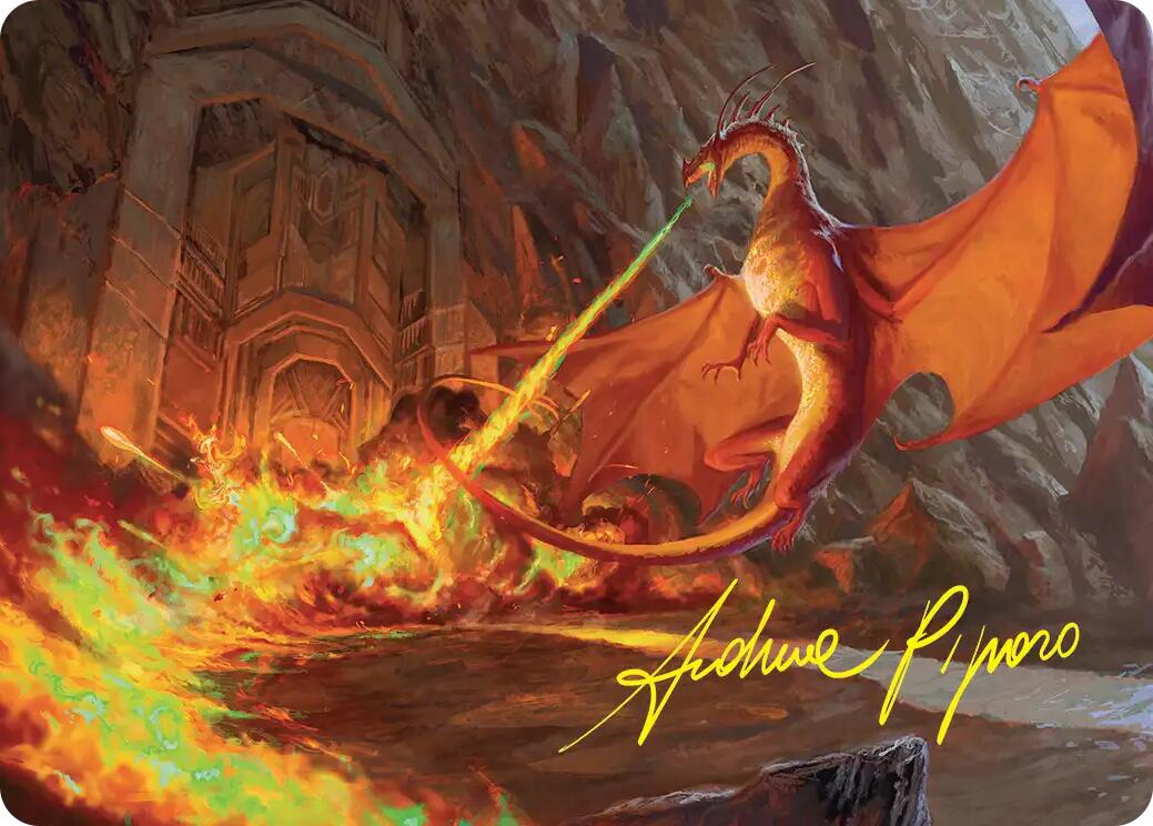 Smaug's Fury Art Card (Gold-Stamped Signature) [The Hobbit Art Series] | Gamers Paradise
