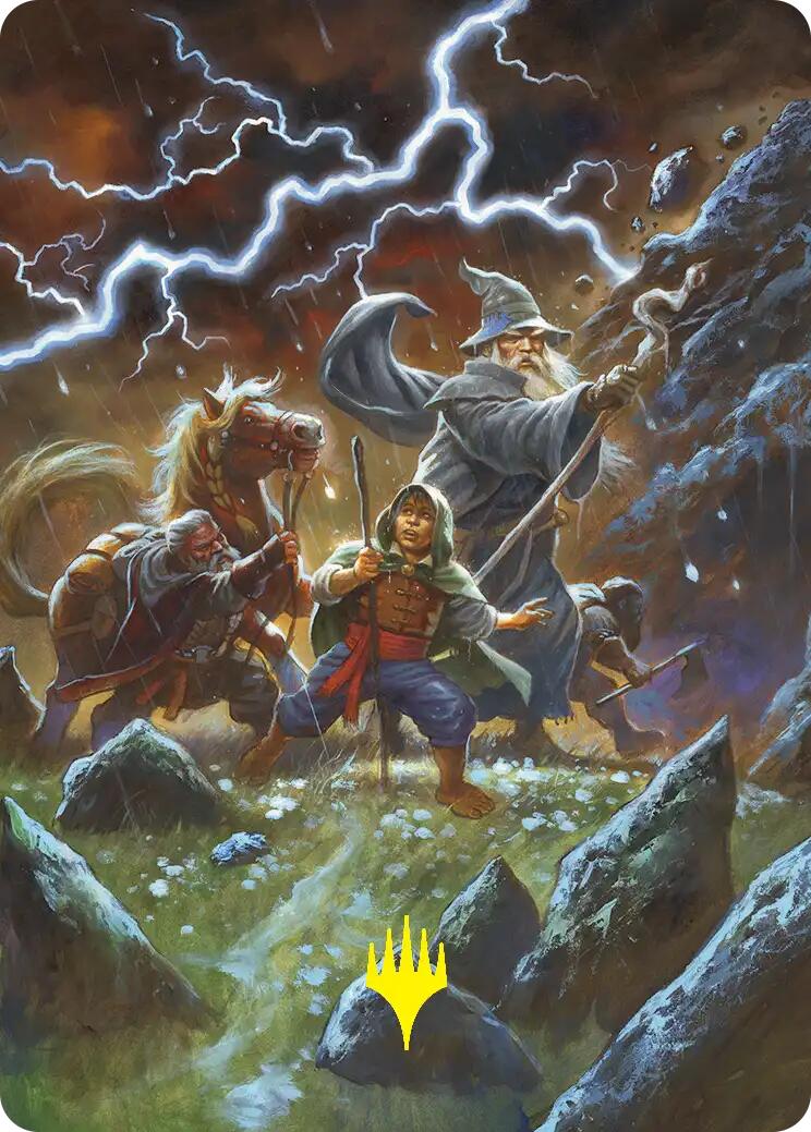 Call Forth the Tempest Art Card (Gold-Stamped) [The Hobbit Art Series] | Gamers Paradise
