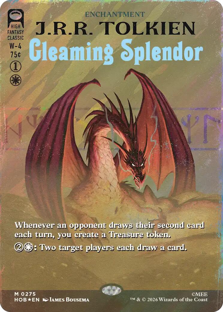 Gleaming Splendor (Borderless) (Surge Foil) [The Hobbit] | Gamers Paradise