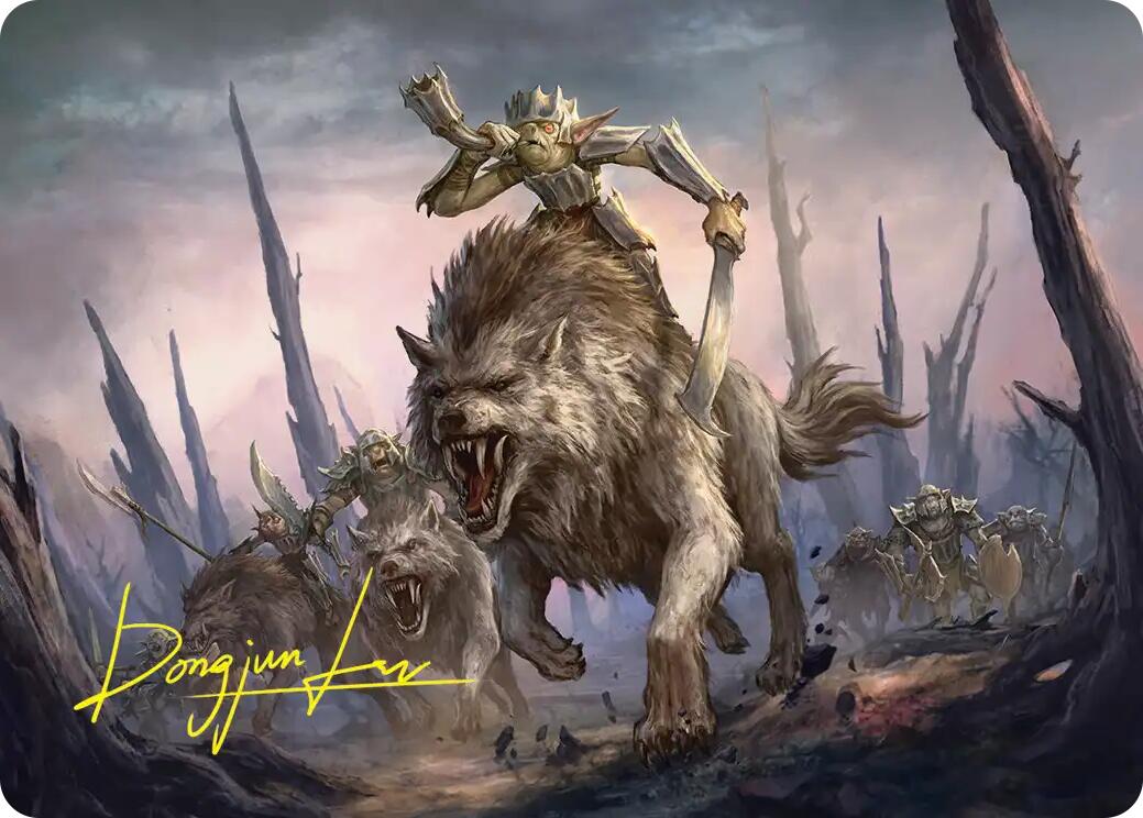 Signal the Onslaught Art Card (Gold-Stamped Signature) [The Hobbit Art Series] | Gamers Paradise