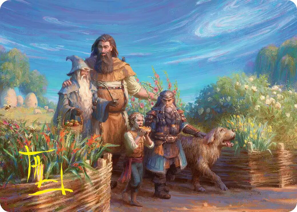 Beorn's Hospitality Art Card (Gold-Stamped Signature) [The Hobbit Art Series] | Gamers Paradise
