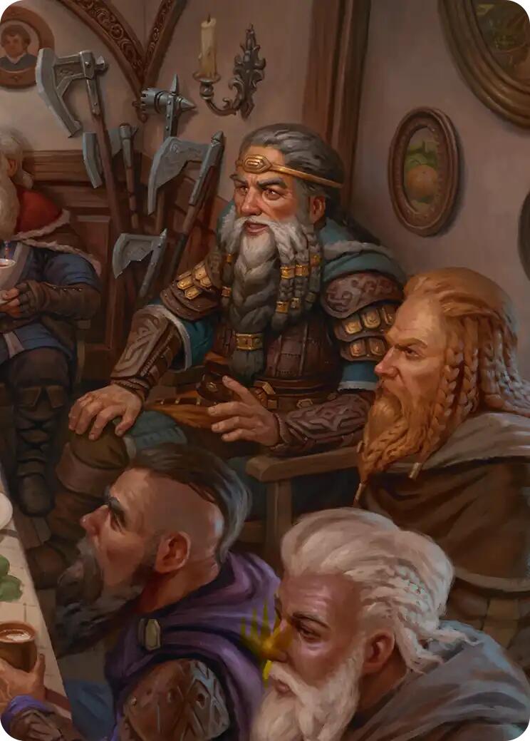 Thorin, King of Durin's Folk Art Card (3/12) [The Hobbit Art Series] | Gamers Paradise