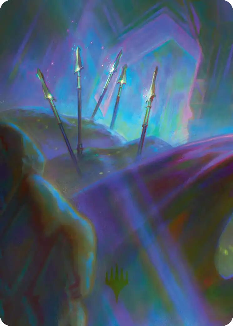 Long-Lost Lances Art Card (7/12) [The Hobbit Art Series] | Gamers Paradise