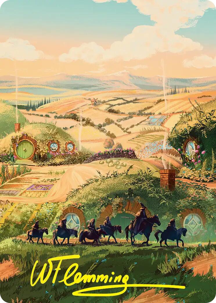 Plains Art Card (Gold-Stamped Signature) [The Hobbit Art Series] | Gamers Paradise