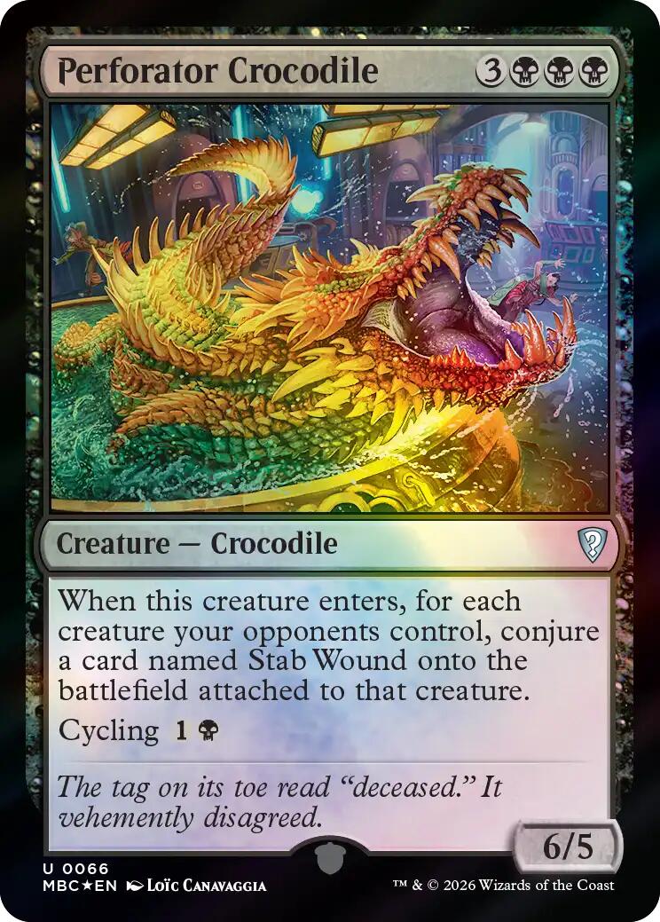Perforator Crocodile [Mystery Booster: Commander Edition] | Gamers Paradise