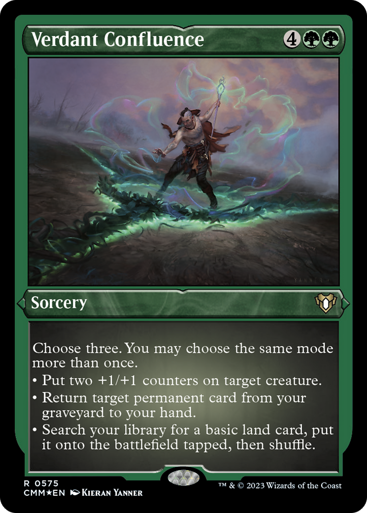 Verdant Confluence (Foil Etched) [Commander Masters] | Gamers Paradise