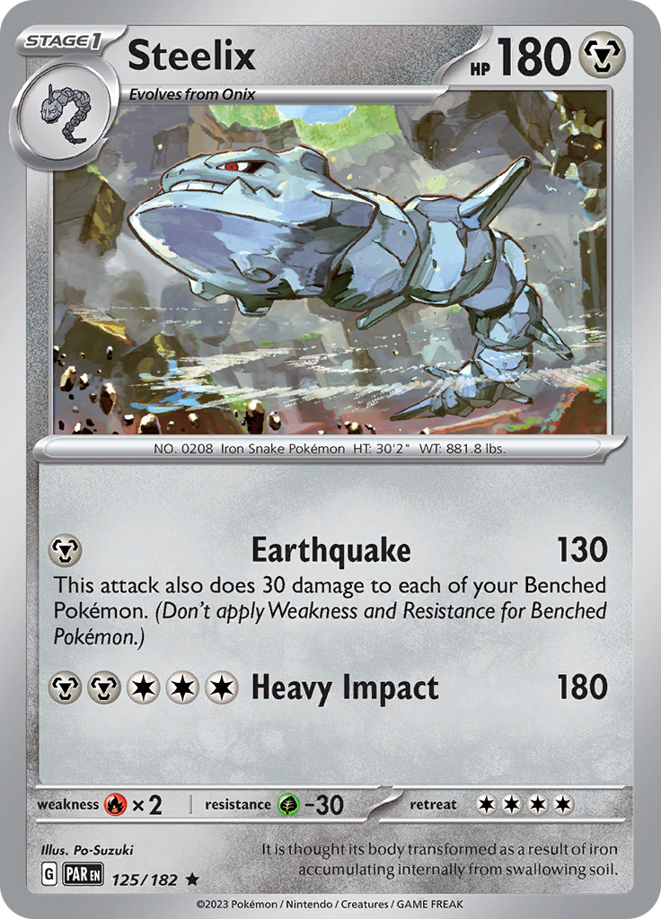 Steelix (125/182) [Scarlet & Violet: Paradox Rift] | Gamers Paradise