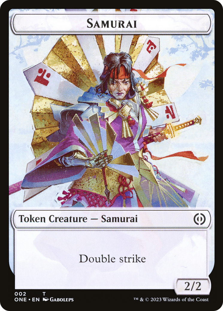 Samurai Token [Phyrexia: All Will Be One Tokens] | Gamers Paradise