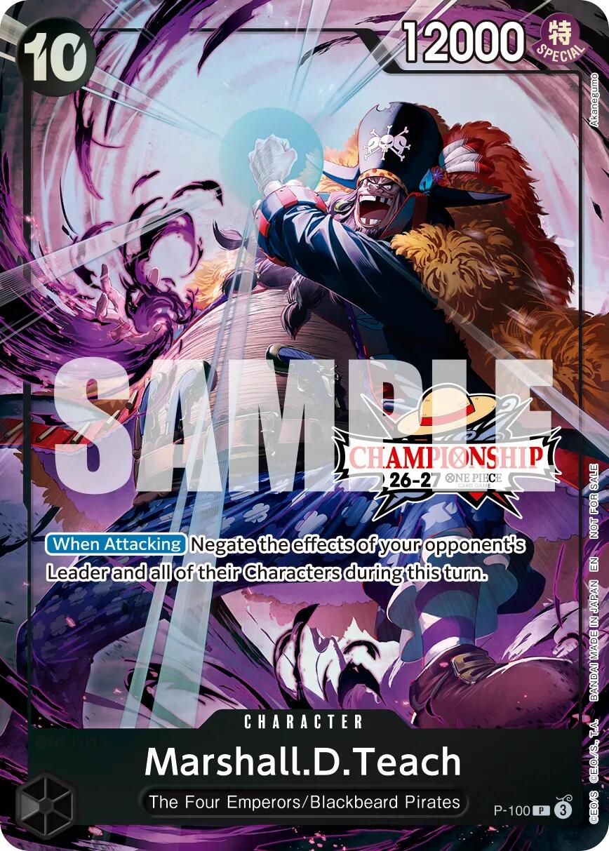Marshall.D.Teach (CS 26-27 Event Pack) [One Piece Promotion Cards] | Gamers Paradise