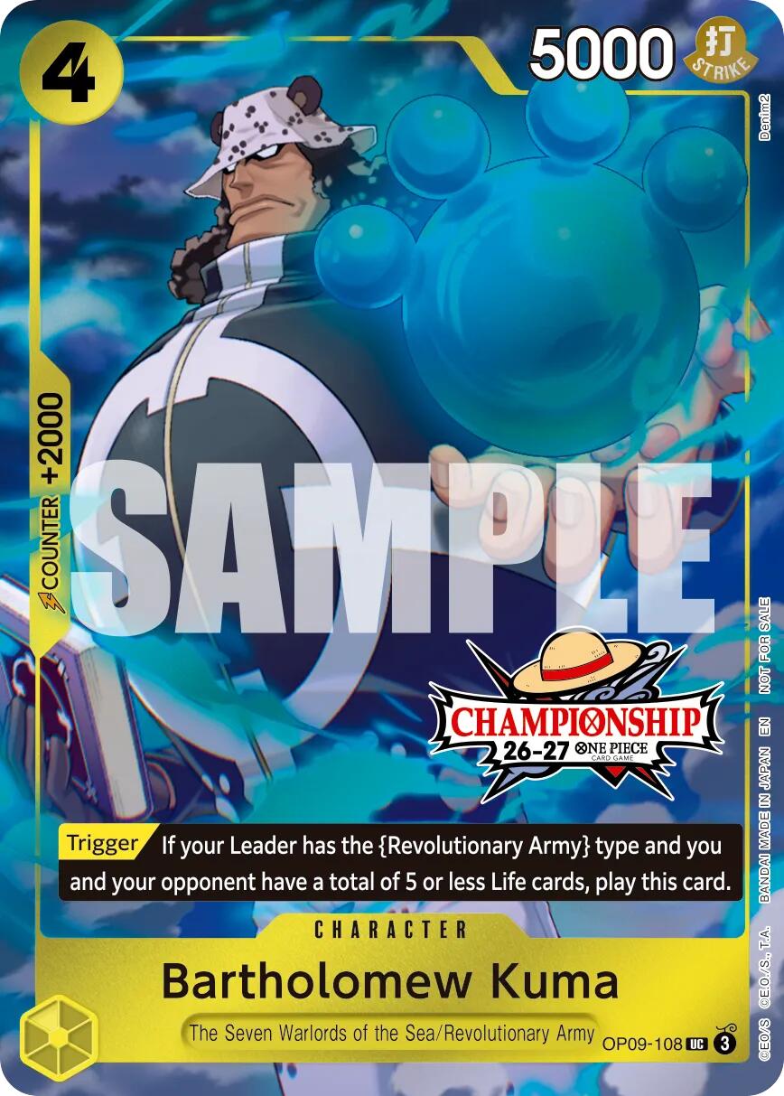Bartholomew Kuma (CS 26-27 Celebration Pack) [One Piece Promotion Cards] | Gamers Paradise