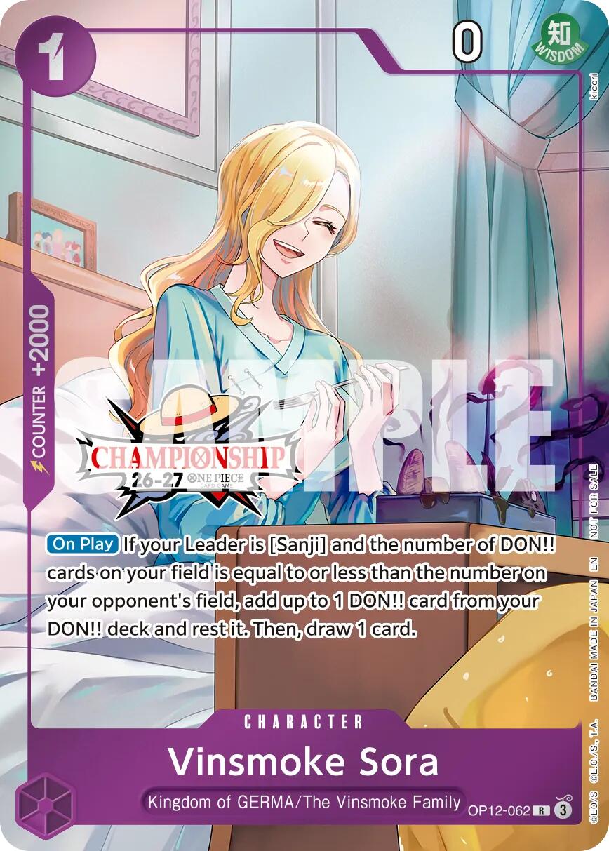Vinsmoke Sora (CS 26-27 Celebration Pack) [One Piece Promotion Cards] | Gamers Paradise
