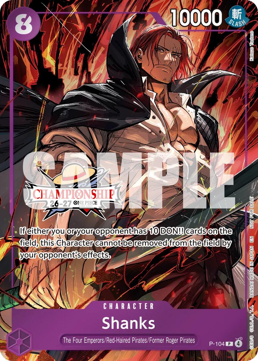 Shanks (CS 26-27 Celebration Pack) [One Piece Promotion Cards] | Gamers Paradise