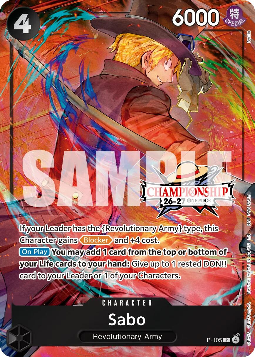 Sabo (CS 26-27 Celebration Pack) [One Piece Promotion Cards] | Gamers Paradise