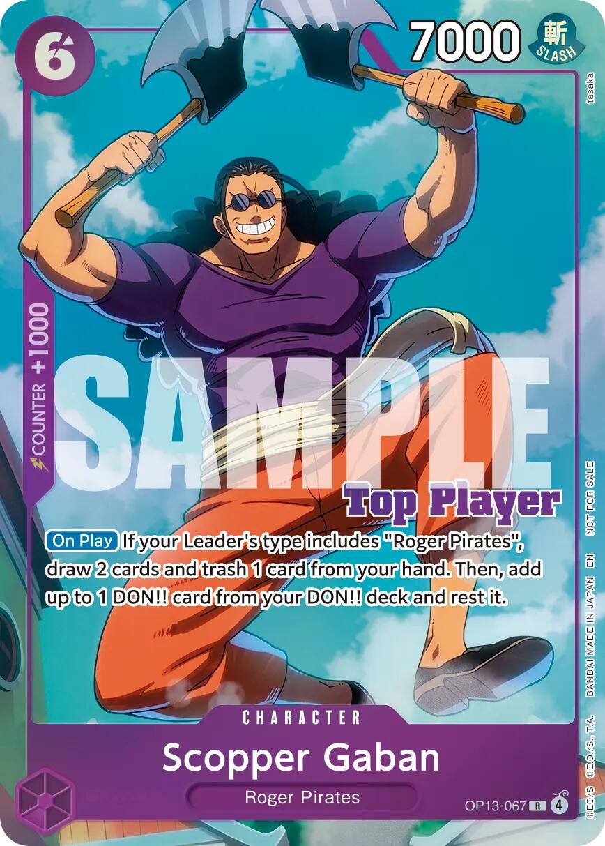 Scopper Gaban (CS 26-27 Top Player Pack Vol. 1) [One Piece Promotion Cards] | Gamers Paradise