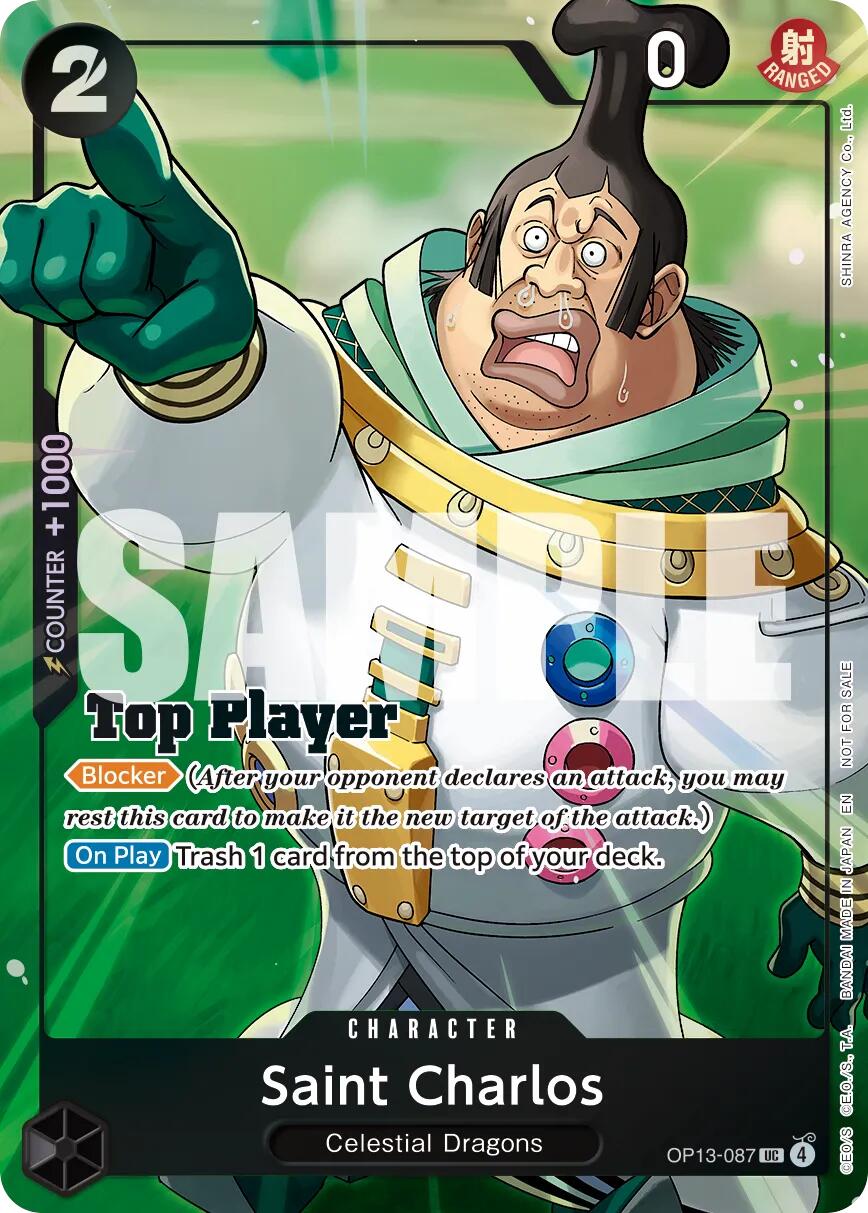 Saint Charlos (CS 26-27 Top Player Pack Vol. 1) [One Piece Promotion Cards] | Gamers Paradise