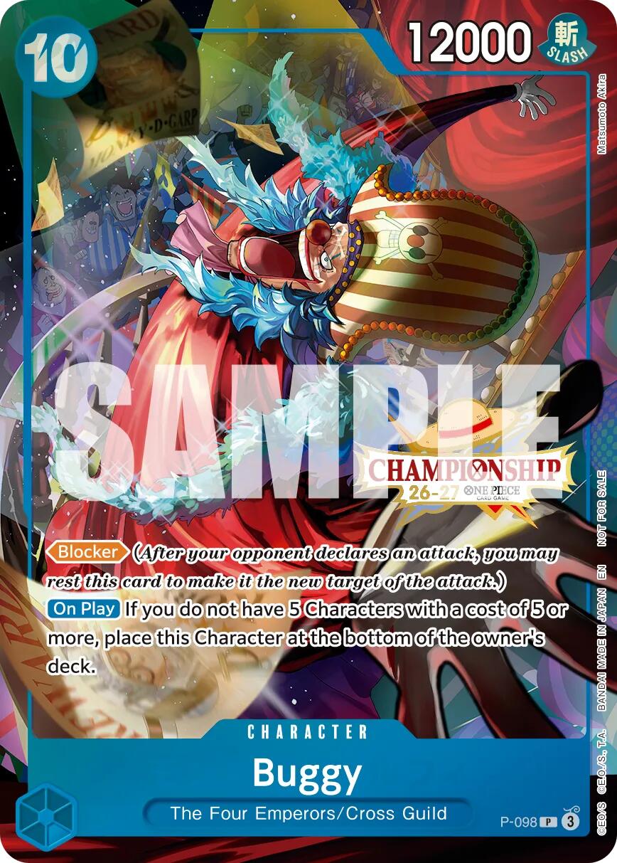 Buggy (CS 26-27 Event Pack Finalist Ver.) [One Piece Promotion Cards] | Gamers Paradise