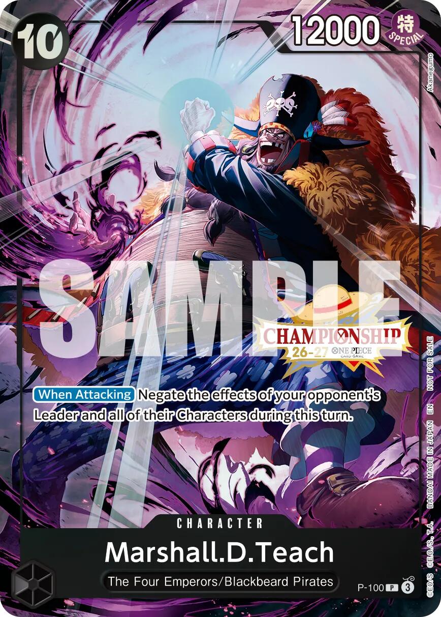 Marshall.D.Teach (CS 26-27 Event Pack Finalist Ver.) [One Piece Promotion Cards] | Gamers Paradise