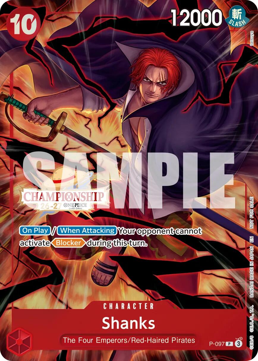 Shanks (CS 26-27 Event Pack Finalist Ver.) [One Piece Promotion Cards] | Gamers Paradise