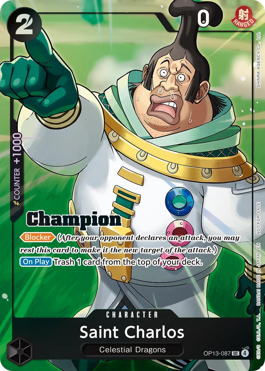 Saint Charlos (Winner Card Set Vol. 1) [One Piece Promotion Cards] | Gamers Paradise